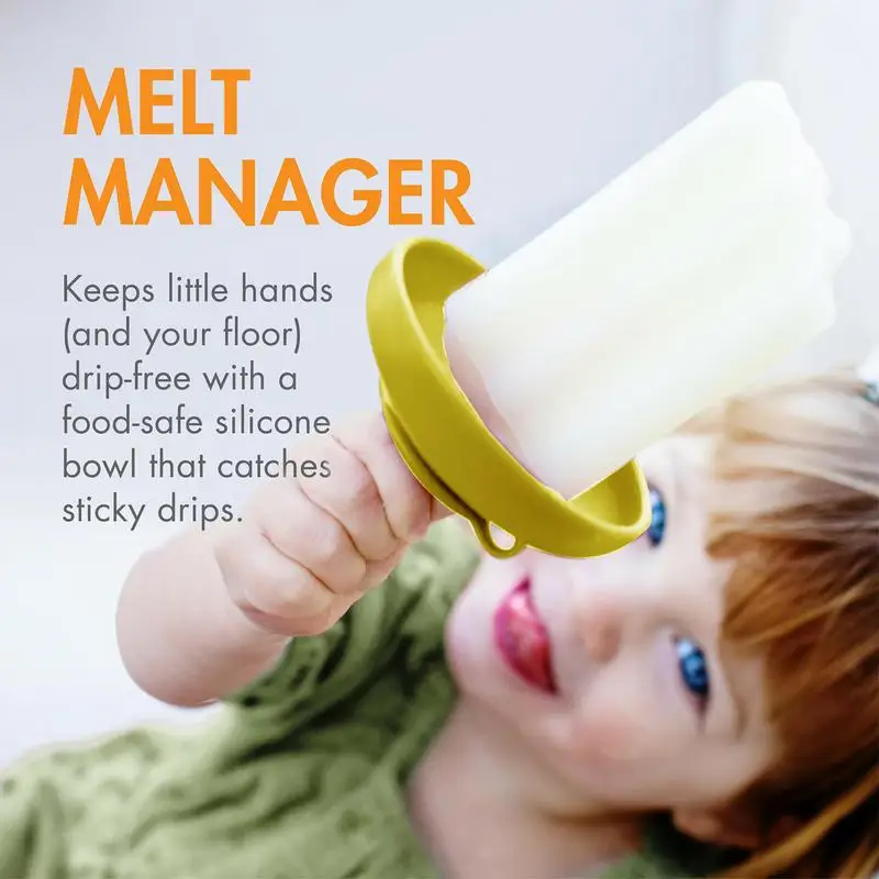 Popsicle rack popsicle holders sleeves ice cream cone holder Drip Free Silicone Popsicle Holders for Summer Party