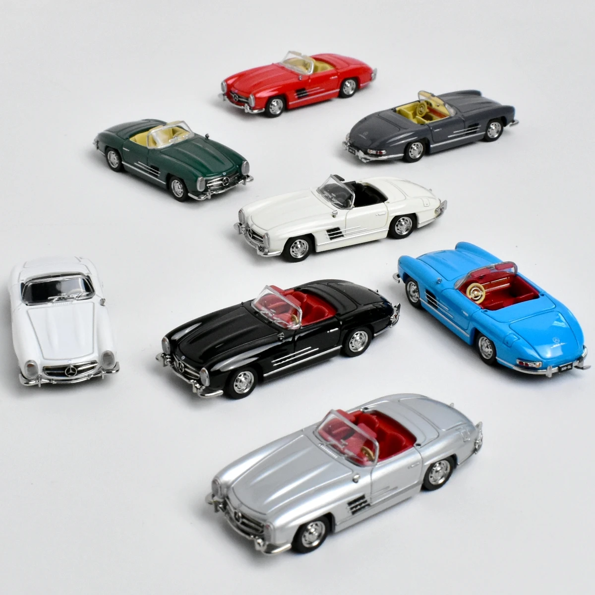 Mc Micro City 1:87 Ho 300Sl Soft Top Hard Top Convertibile Modello Di Auto In Plastica