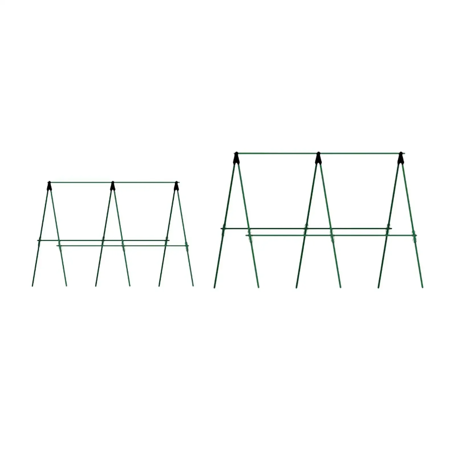Cucumber Trellis Sturdy Easy to Install A Frame Garden Trellis Plant Support for Vines Fruits Climbing Plants Vegetables Grape
