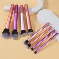 7/8pcs Makeup Brush Kit Soft Synthetic Hair Make Up Brushes Foundation Blush Eyeshadow Cosmetic Makeup Tools 3