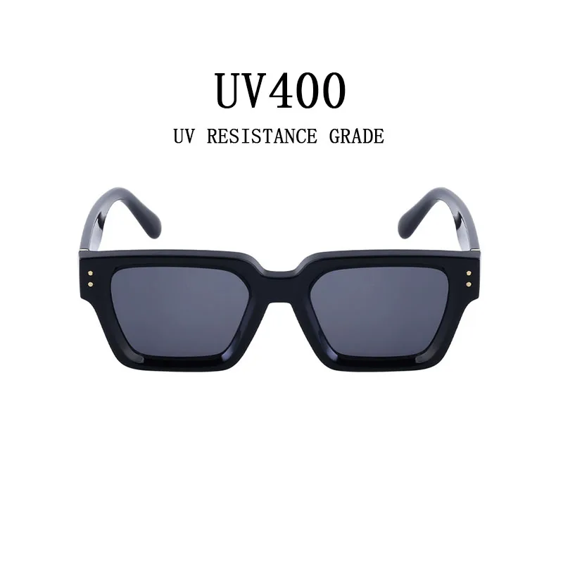 Occhiali Da Sole Uomo Long Keeper Occhiali Da Sole Rettangolari Da Donna Uomo, Occhiali Quadrati Vintage Montatura Spessa Moda Occhiali Da Sole Retro Lenti UV400, 48MM Hawkers Occhiali Da Sole Uomo - Foto 7