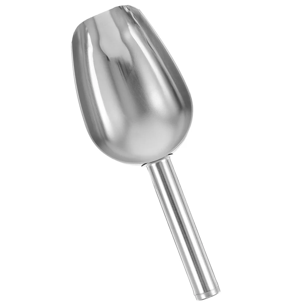 

Ice Grain Scoop Stainless Steel Spoon Tea Flour for Cubes Kitchen Accessory