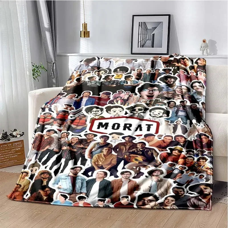 Morat Music Band Printed Flannel Blanket Soft Autumn and Winter Warm Plush Throw Blanket Adult Bedroom Sofa Bed Picnic Blanket 4