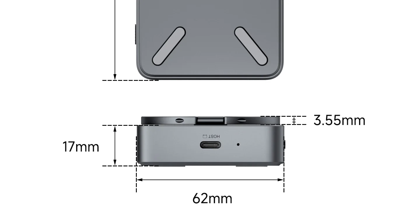 Hagibis Magnetic Stand USB-C Hub with M.2 SSD CMC10