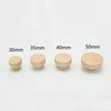 Natural Wood Hook Clothes Hanger Wall Mounted  Round Decorative Key Holder Door Handle Bathroom Accessories Decorative Hooks 5
