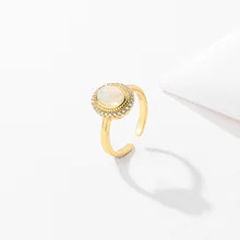 

925 Sterling Silver Oval Retro Design Adjustable Jewelry For Girlfriend Matching Hiphop Party Gift Open Ring Accessorie Fine