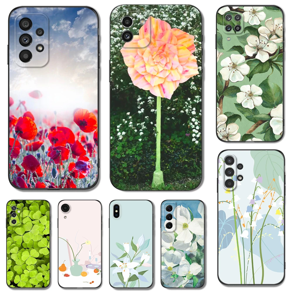 Custodia In Tpu Nero Per Samsung Galaxy S23 S22 S20 S21 Fe Plus Ultra + S10 E Lite Cover Red Cyan Fresh