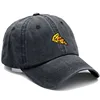 Pizza Embroidered Baseball Caps for Men Women Retro Soft Washed Cotton Dad Hat Snapback Cap Wholesale Dropshipping 4