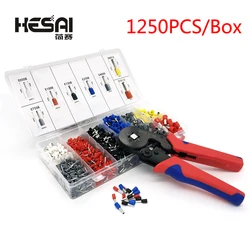Tubular Terminal Crimping Tools Mini Electrician's Pliers Hand Tools HSC8 6-4 0.06-10mm² 28-7AWG High Precision Pliers