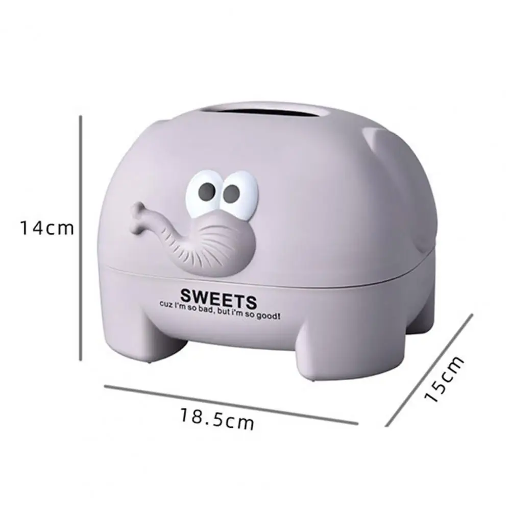Tissue Box Removable Cover Animal Shape Large Capacity Storage Creative Cow Pig Car Tissue Box Holder Household Supplies 6