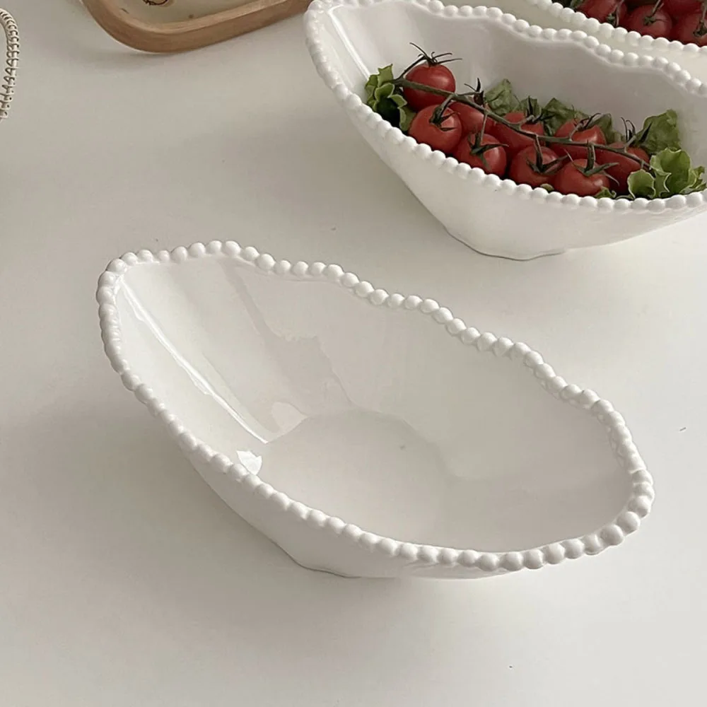 Porcelain Bowl – French Style Simple Solid Color for Fruits, Vegetables & Yogurt 2