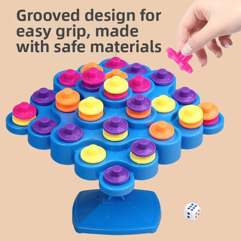 Interactive Balance Tower Stacking Game - Educational Tabletop Toy