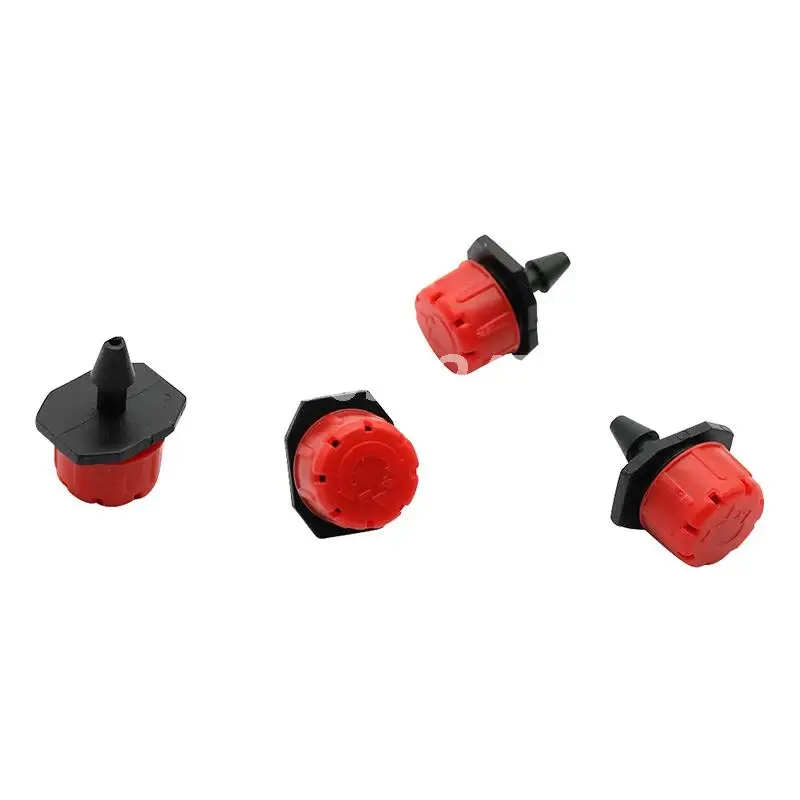 

300 Pcs Garden Supplies for 4/7mm Hose: Red Micro Drip Irrigation Watering Emitter, Anti-clogging Automatic Garden Dripper