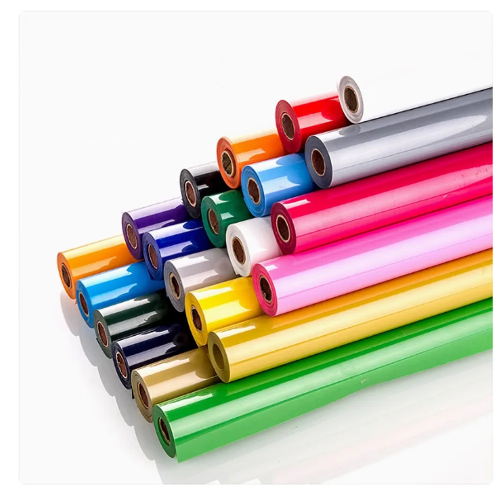 작은 롤 30 cm 열전달 필름 DIY 티셔츠 열전달 비닐 문에서 문까지