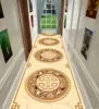 Luxury Design Hall Corridor Carpet Non-slip Washable Runner Stairway Rug Outdoors Aisle The Long Corridor Mat Customizable 카펫 1