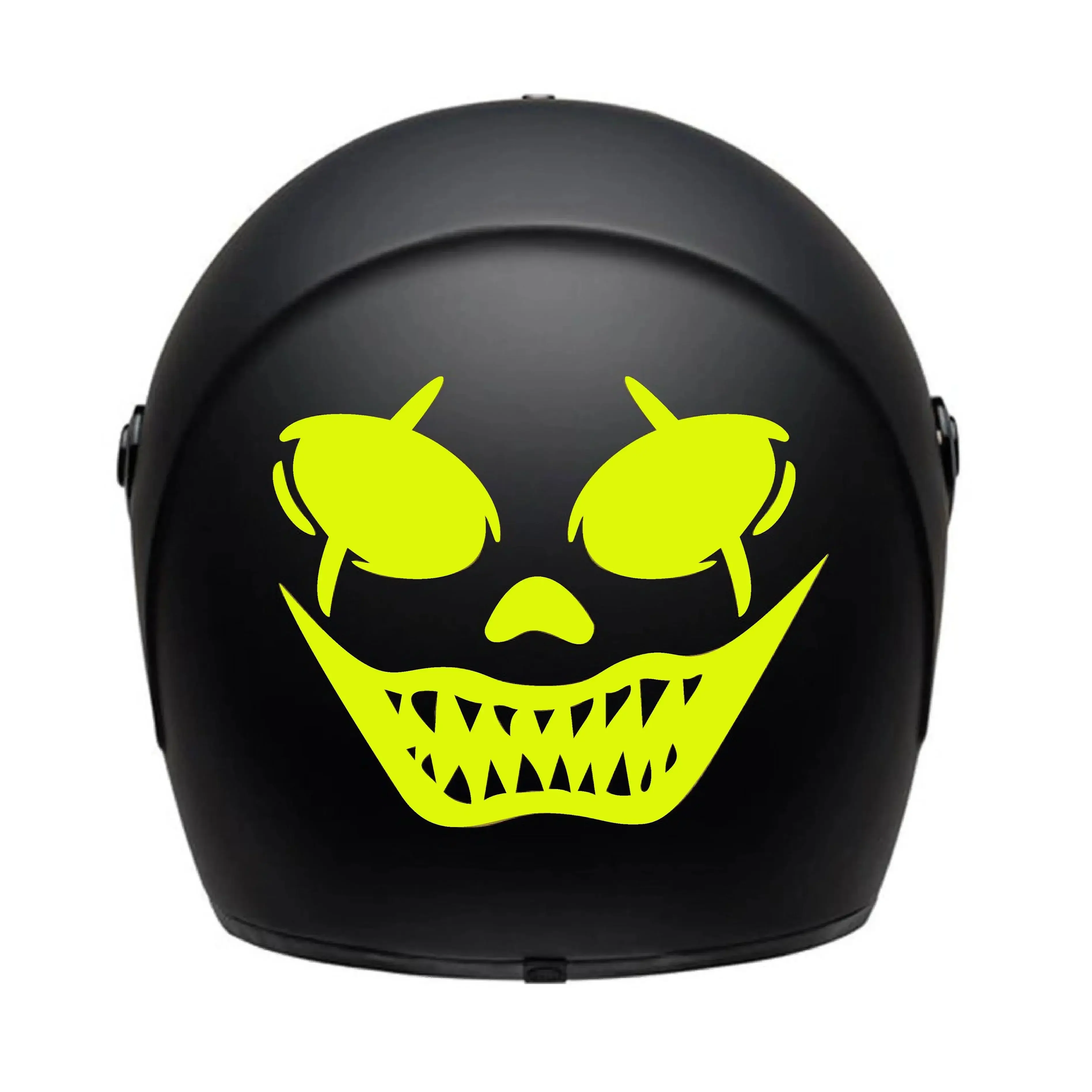 

Motorcycle Stickers Skull Fuel Tank Waterproof Feflective Helmet Decal
