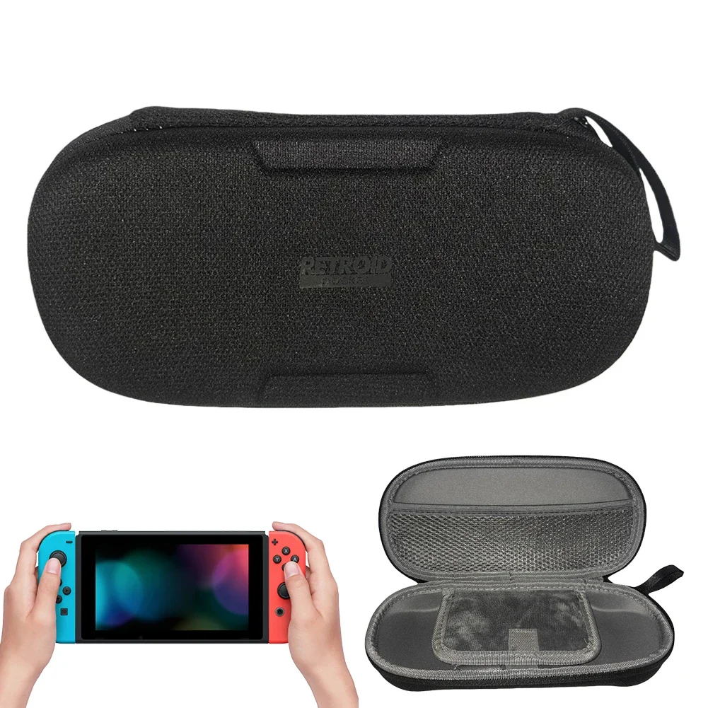 For Retroid Pocket 5 Grip Protect TPU Shell Case Storage Bag For RP5 Retro Console Stand Holder Anti-slip Protective Cover Case