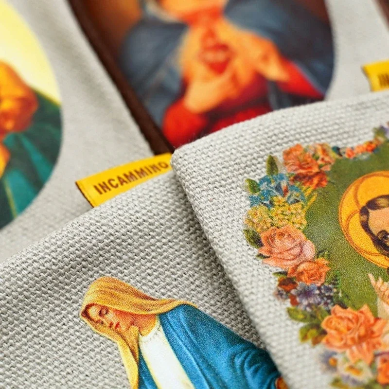 9x7cm Catholic Rosary Pouch Coin Purse Rosary Holder Beads Bag with Zipper for Prayer Storage