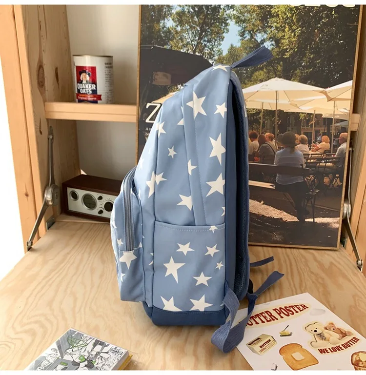 Kawaii Starry Large Capacity Harajuku College Backpack