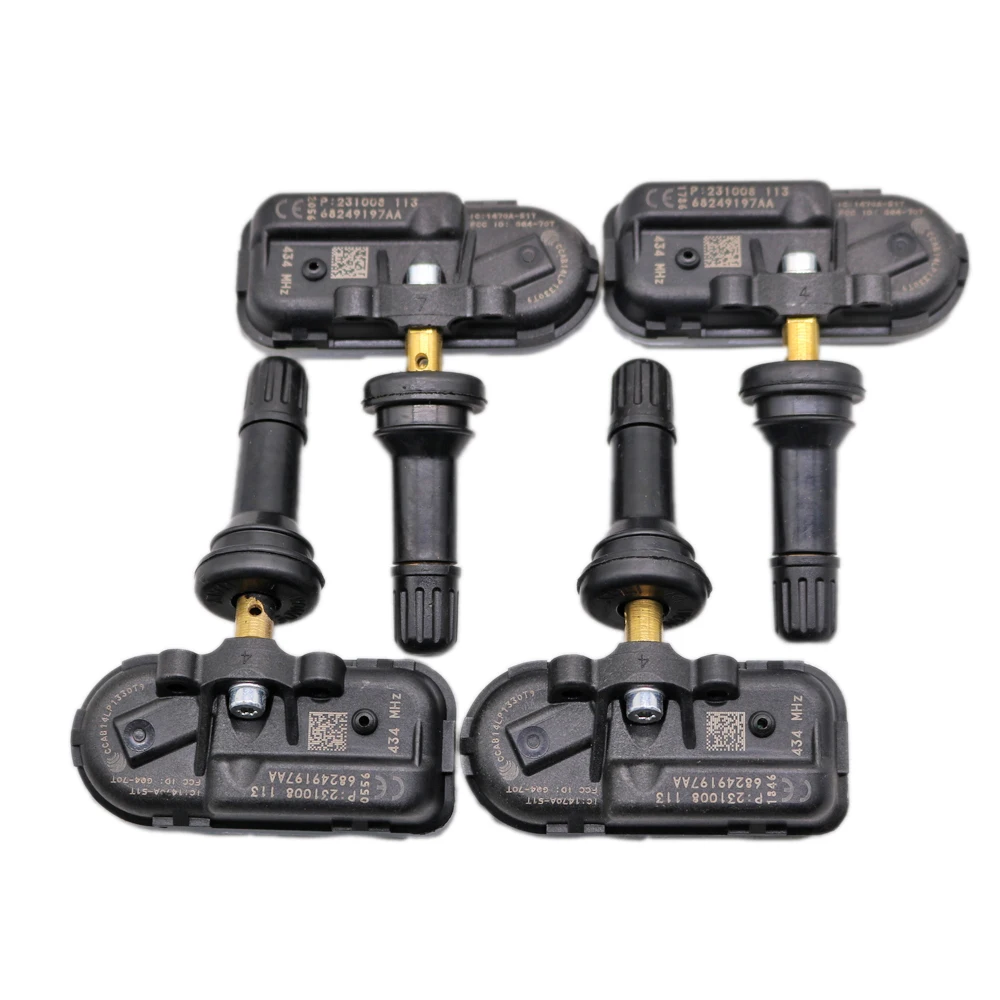 (4) TPMS датчик 68249197AA для 2014 2015 2016 2017 2018 DODGE RAM 1500 2500 3500 датчик давления в шинах 68249197AB