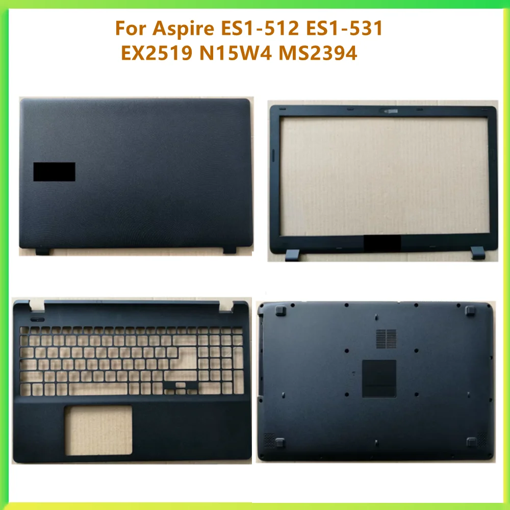 

New LCD Back Bezel Front Frame Palmrest Upper Top Bottom Cover Case For Acer Aspire ES1-512 ES1-531 EX2519 N15W4 MS2394 Shell