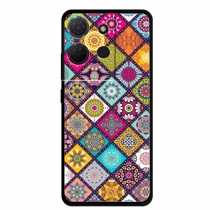 Stylish Black Marble Silicone Phone Cover - Fashionable and Protective TPU Shell
