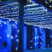 solar lights outdoor blue