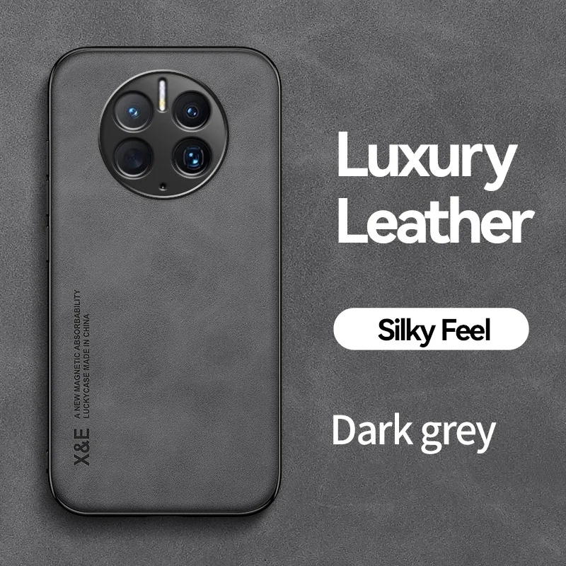 Luxury Shockproof Leather Phone Case - Premium Protection Silicone + PC Back Cover