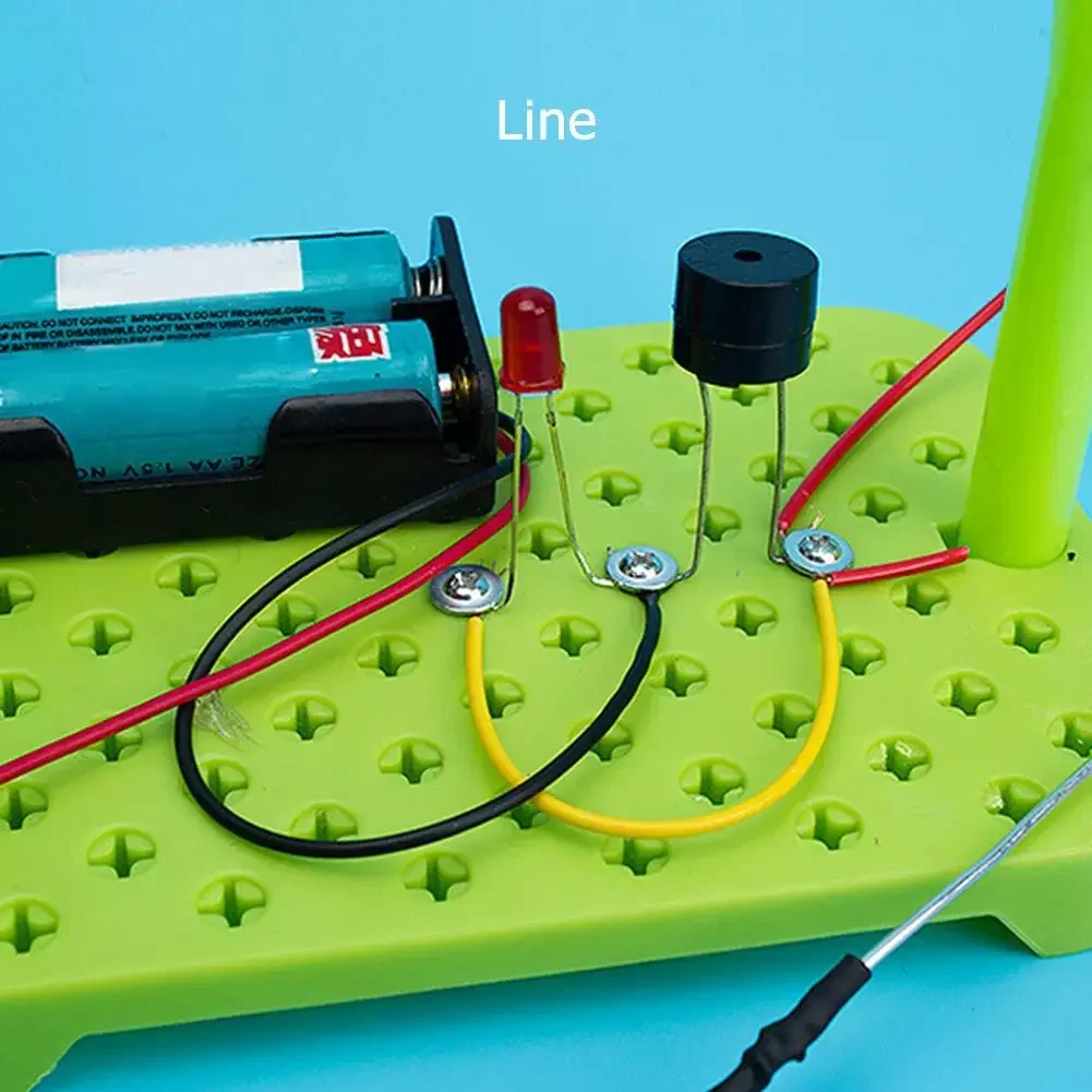 DIY STEM Experiment Kit for Kids - Educational Electronic Circuit Set with ABS Components