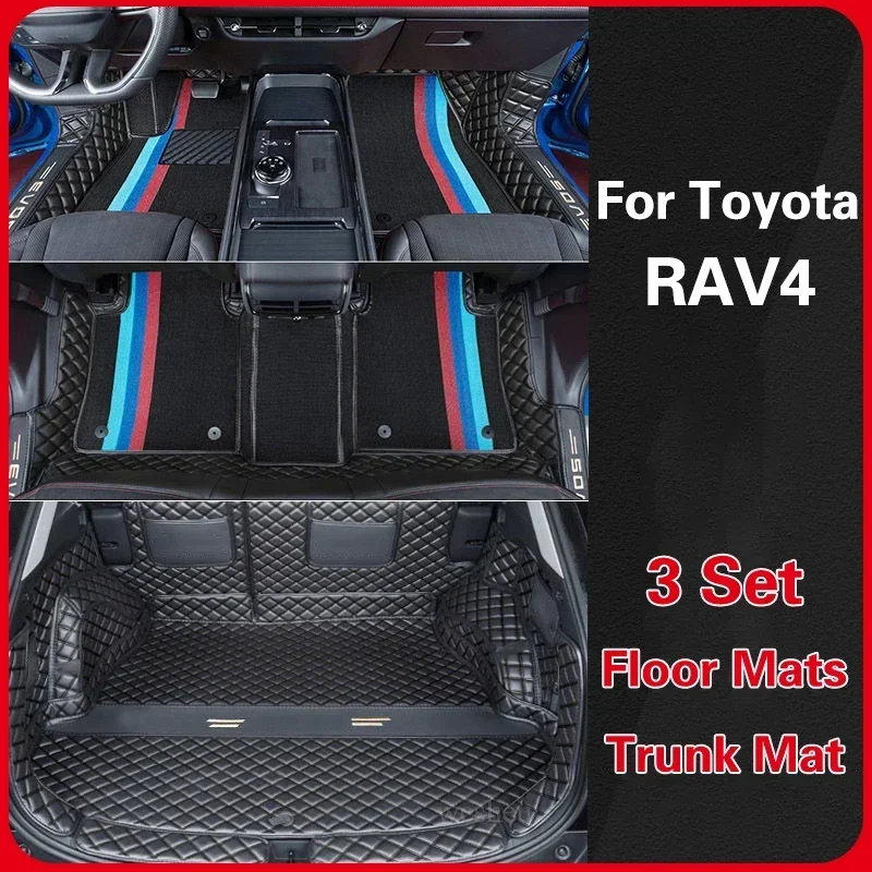 ForToyotaRav4Rav42021202220232024HybridCarFloorMatsAuto