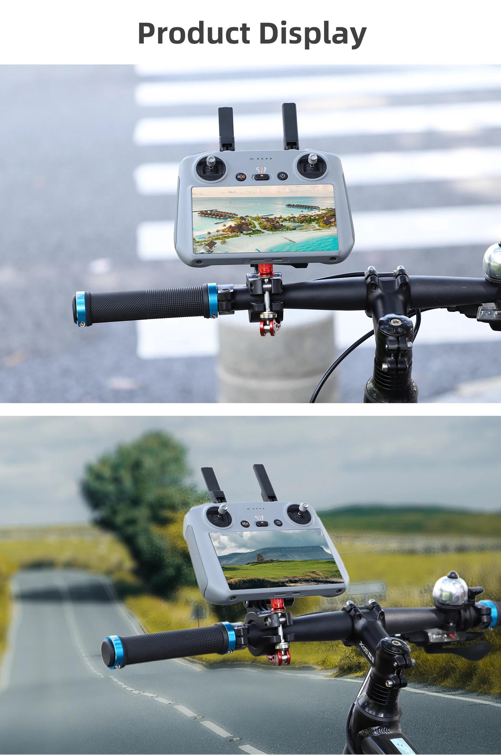 ドローン送信機自転車取付マウント Amazon | Taoricup RC2/RC バイクマウント 自転車スタンド DJI
