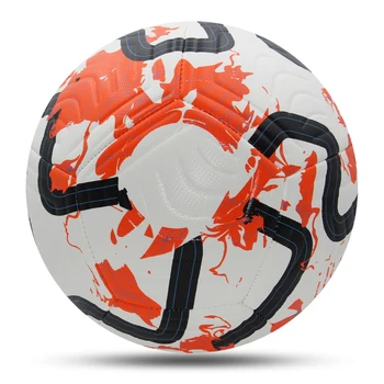 Soccer Balls Standard Size 5 Machine-Stitched Ball PU Material Sports League Outdoor Match Football Training Ball Futbol Voetbal 1