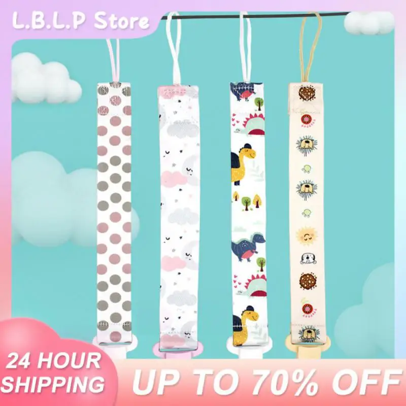

-shaped Clip Anti-lost Toy Belt Portable Pacifier Clip 29cm Anti-lost Chain Cartoon Nipple Chain Children Accessories