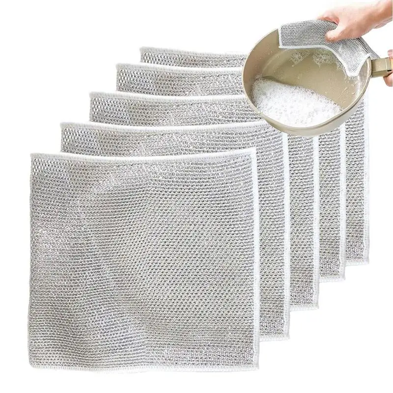 

Kitchen Washcloths for Dishes Kitchen Rags Dishcloths Multipurpose Dishwashing Cloths Dish Wash Cloths Quick Drying Cleaning