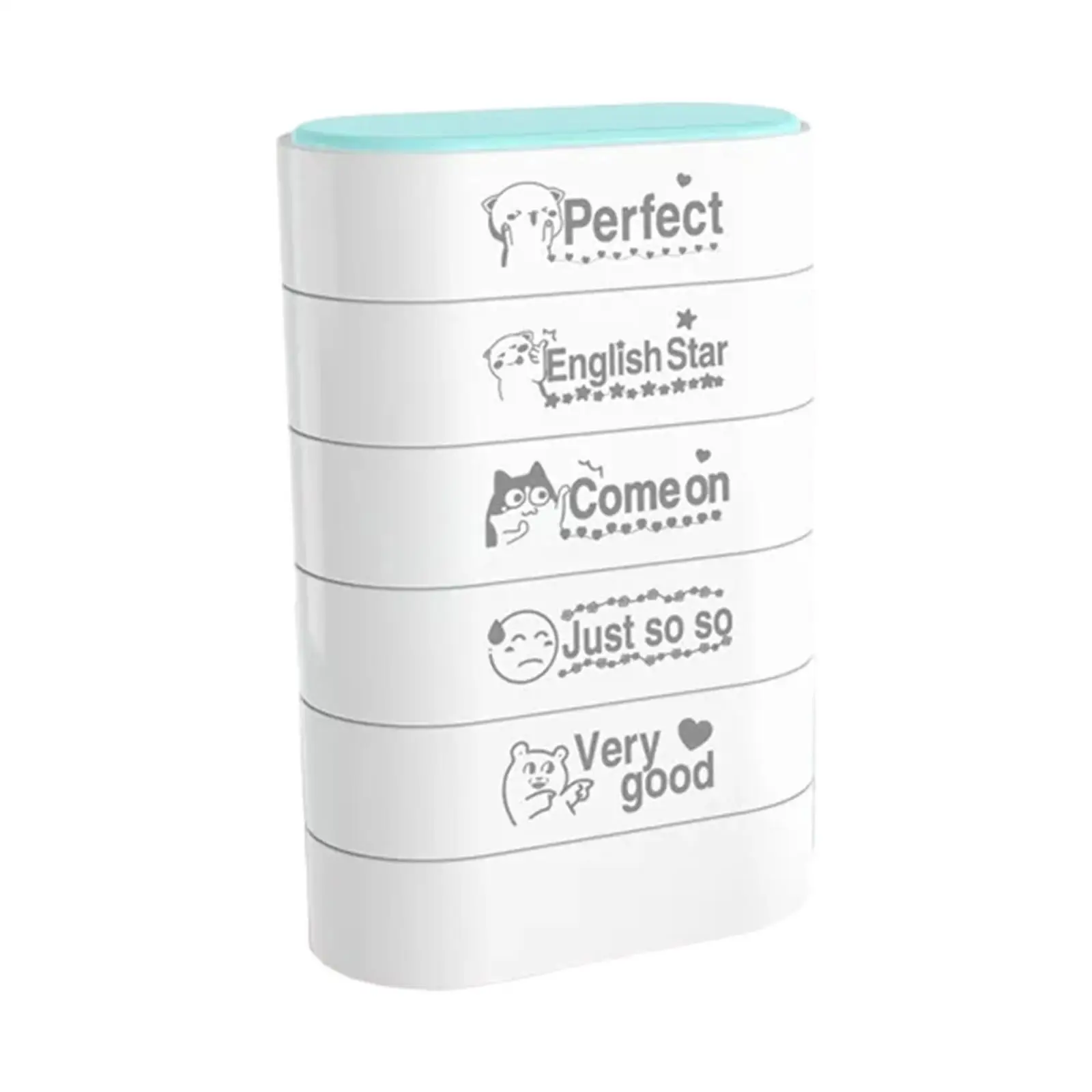 Teacher Stamps for Grading Encourages Clear Printing Very Good Student Come on Rewards Motivational Primary School Teachers Seal