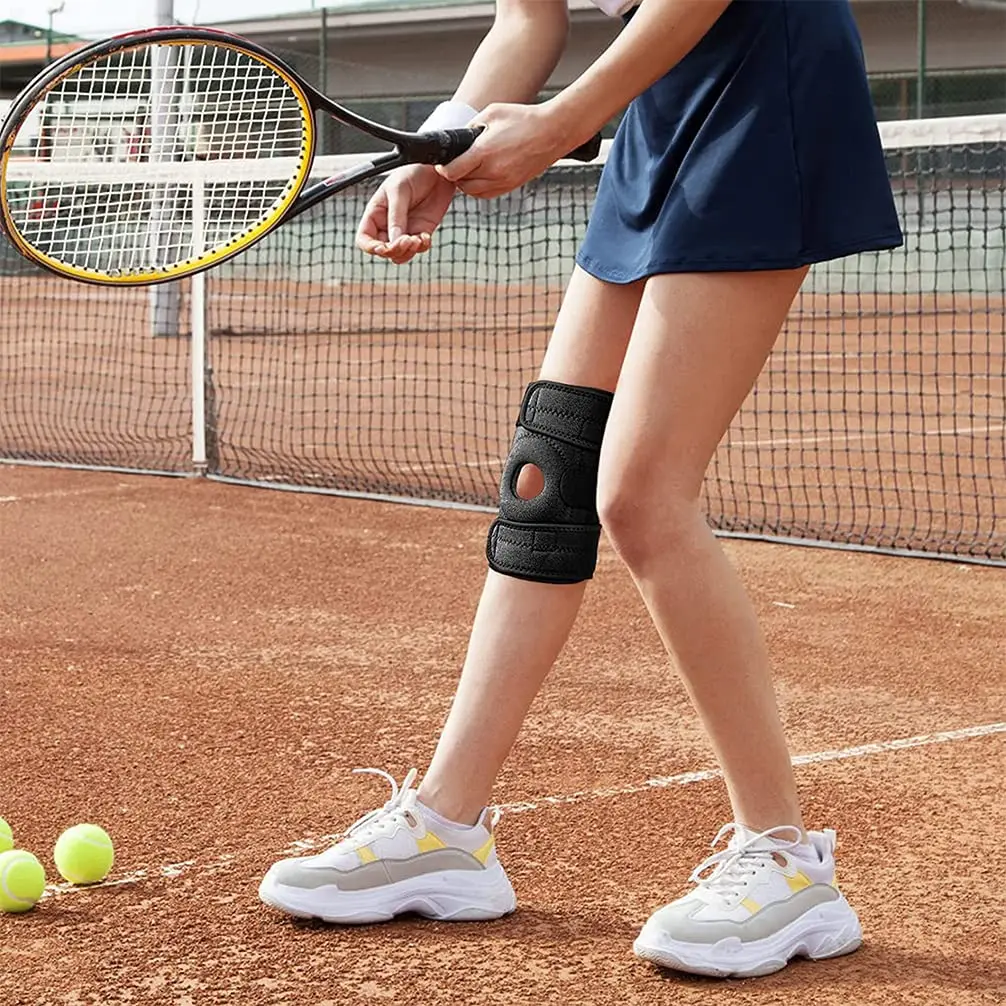 1pcs New Knee Brace With Side Stabilizers & Patella Gel Pads,Knee Support For Cycling,Running,Climbing