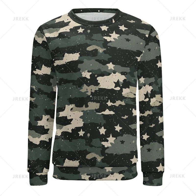 thumbnail image 1 of Sudaderas con estampado 3D de camuflaje para hombre, sudaderas con capucha de cuello redondo con estampado de patrones de camuflaje, Tops de moda, ropa Harajuku, nuevo, 1 of 5