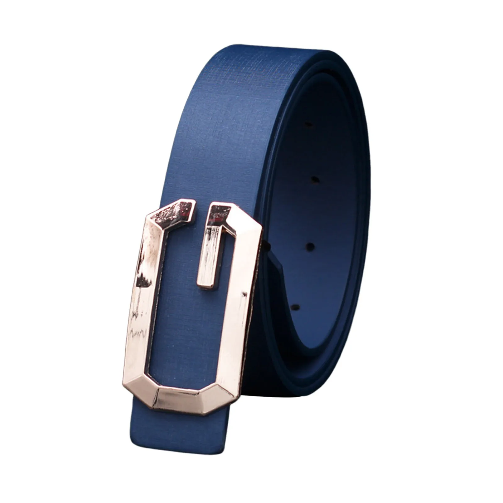 Blue G-Buckle Belt