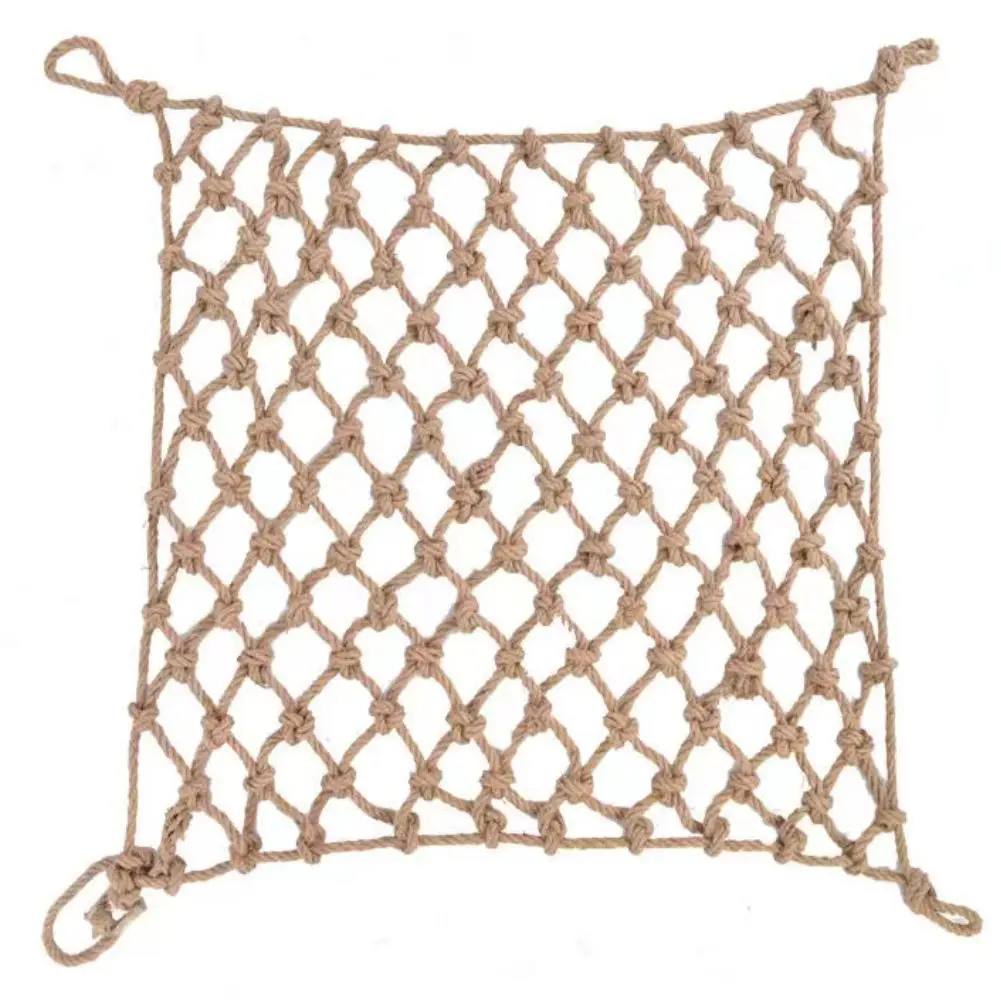 Garden Hemp Rope Net Child Safety Net Protective Stair Fencing Mesh Anti Bird Deer Chicken Net