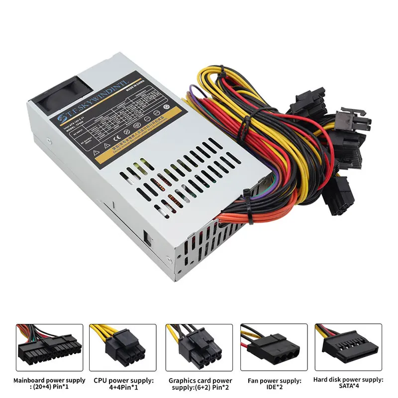 T.F.SKYWINDINTL 550W Flex ATX 전원 공급 장치 PSU POS AIO 220V 전용 전체 전압 소형 ITX 컴퓨터 용품
