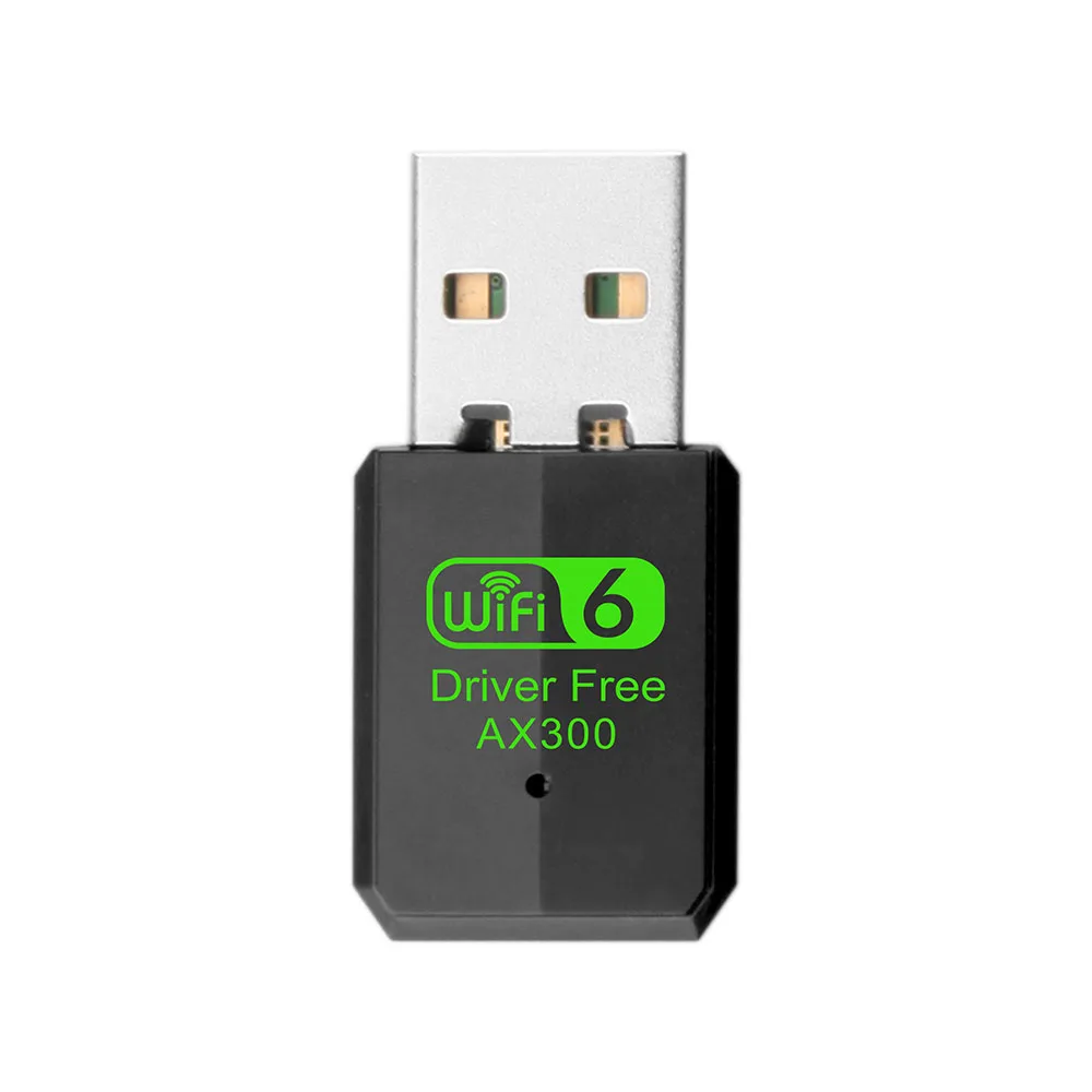 AX300 WiFi 6 USB 어댑터 300Mbps 2.4GHz 802.11ax 무선 네트워크 카드 드라이버 무료 플러그 앤 플레이 Windows 7/10/11 AP 모드용