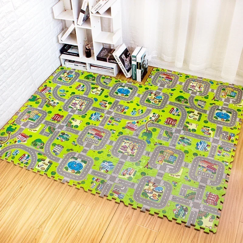 30*30CM/set  Children Room Activities Game Mat Baby Play Mats EVA Foam Puzzle Mat For Baby Interlock Floor Carpet Toys Gift