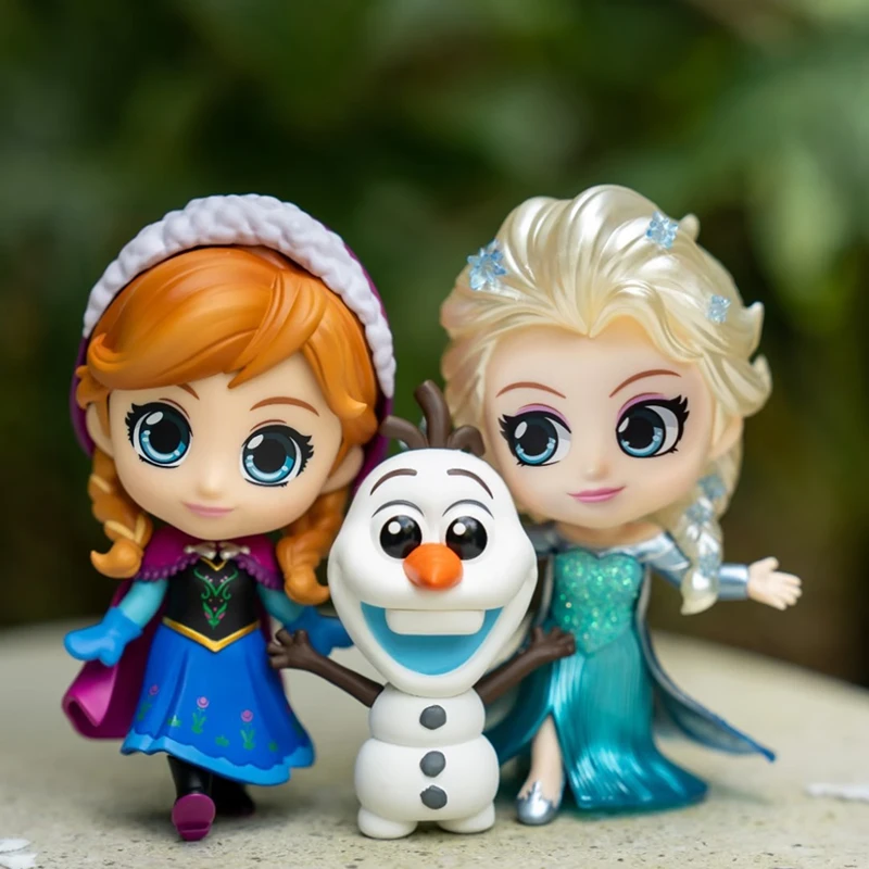 

Original Disney frozen blind box Anna Elsa Olaf COSBI Character Mystery box Anime Kawaii character room decorated Christmas gift