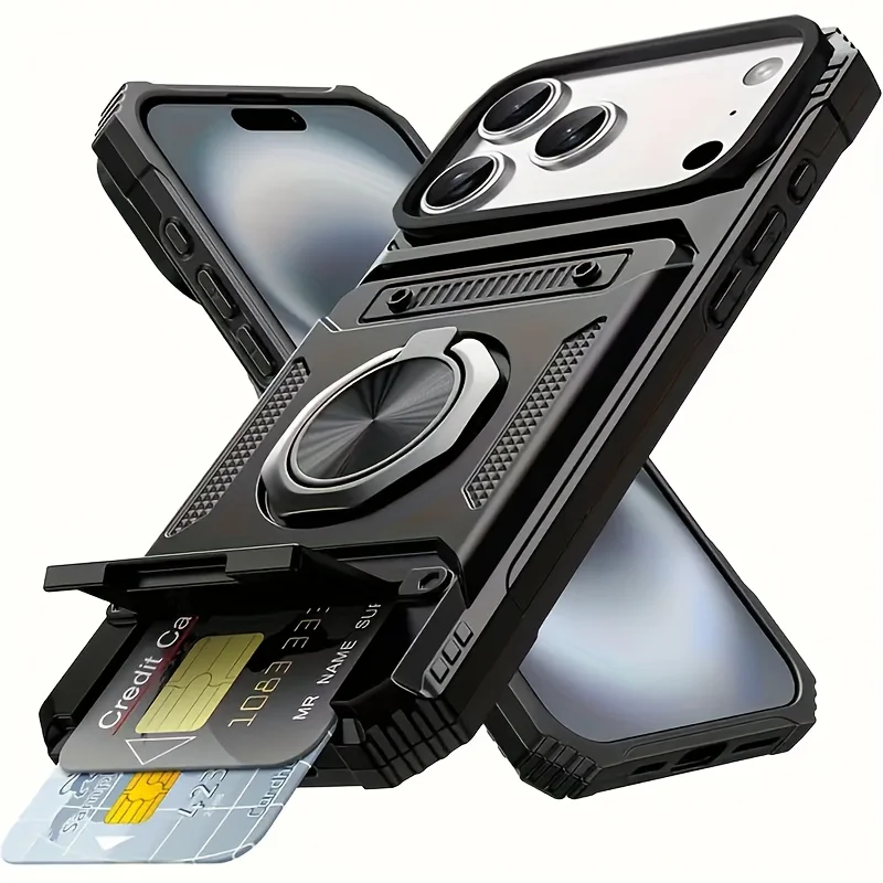 Heavy-Duty Shock-Proof Phone Cases with Dual SIM Card Slots
