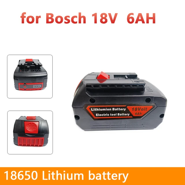 New For Bosch Authentic 18v 6.0ah Lithium-ion Battery Gba18v80 Core 18v 6ah  Gba Gsr Gsb Bat618 Bat609 W/fuel Guage - Rechargeable Batteries - AliExpress