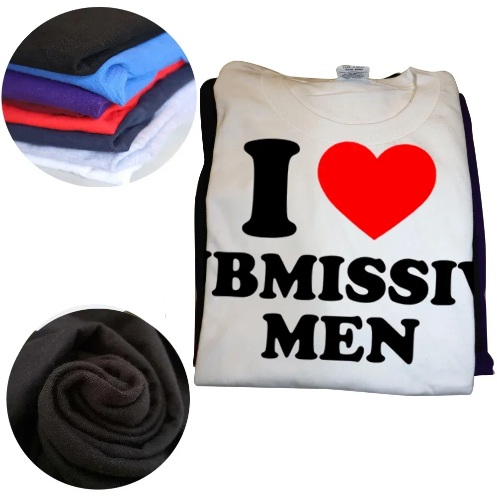 Divertente I Love sublimated Men Heart T-shirt Cotton Streetwear manica corta regali di compleanno T-shirt stile estivo abbigliamento uomo - immagine 3