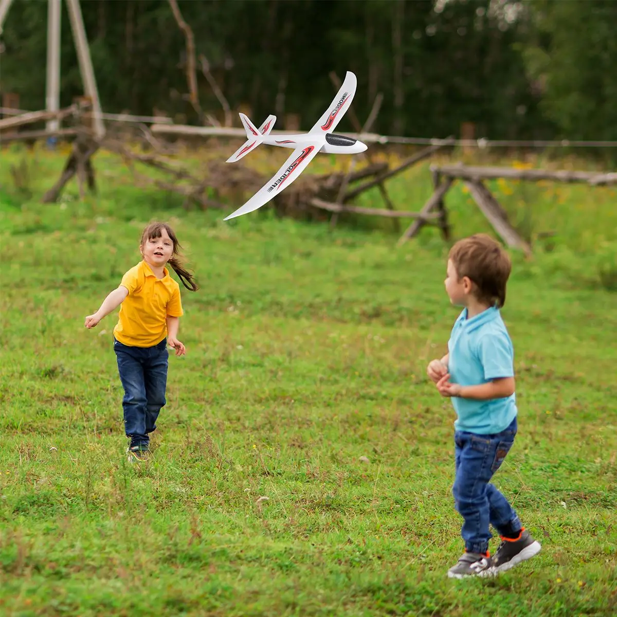 Airplane Model 99cm Large Foam Plane Glider Hand Throwing Children's Aerobatic Plane