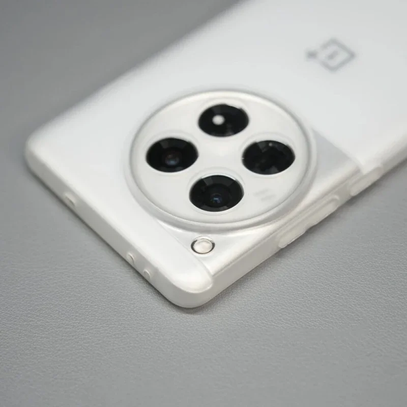 حافظة بسيطة لهاتف OnePlus 12 حافظة شفافة غير لامعة...