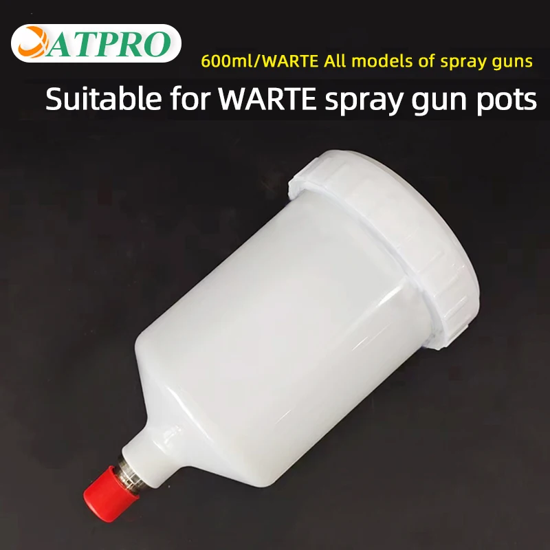 

Applicable Tto WARTE Spray Gun Pot 600ML Plastic Gun Cup Paint Spray Gun Universal Sealed Tank Oil Measuring Cup