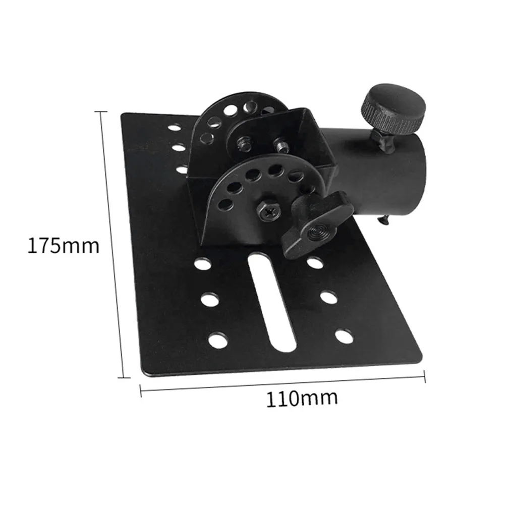 Tripod Stand Metal Mount Tripod Pole DJ Speaker Stand Adapter Top Cap Rotatable 35mm Sturdy Metal Construction Music Instruments